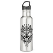 Indische stam Wolf Waterfles (Voorkant)