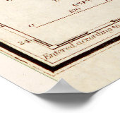 Indische stammen op de Amerikaanse kaart (1868) Poster (Hoek)