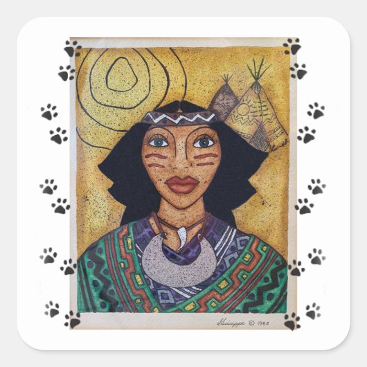 Indische sticker (Voorkant)