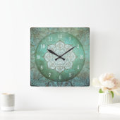 Indische stijl Mandala /  Bohemische wandklok (Huis)