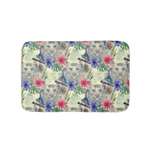 Indische stijltijgerpatroon Badmat