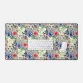  Indische stijltijgerpatroon Bureaumat (Keyboard & Muis)