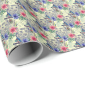  Indische stijltijgerpatroon Cadeaupapier (Rol Hoek)