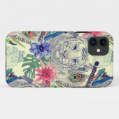 Indische stijltijgerpatroon Case-Mate iPhone Case (Achterkant (horizontaal))