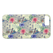 Indische stijltijgerpatroon Case-Mate iPhone Case (Achterkant (Horizontaal))