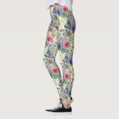  Indische stijltijgerpatroon Leggings (Links)