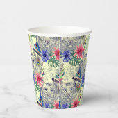  Indische stijltijgerpatroon Papieren Bekers (Rechts)