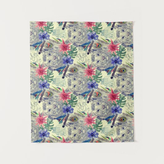  Indische stijltijgerpatroon Wandkleed (Voorkant)