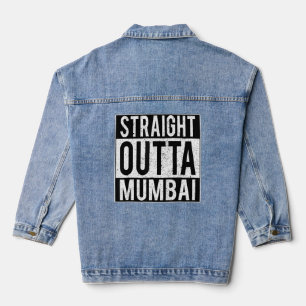 Indische Straight Outta Mumbai Denim Jacket