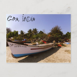 Indische strandtijd briefkaart