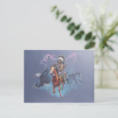 Indische strijder briefkaart (Staand voorkant)