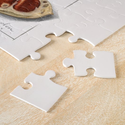 Indische Tamarind (Tamarindus Indica) Schilpen Legpuzzel (Zijkant)