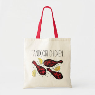 Indische Tandoori Chicken Food Illustration Art Tote Bag