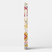 Indische tapijtschelp-sierpatroon. Etnische Mandal Case-Mate iPhone Case (Achterkant / Links)