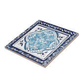 Indische tegel 3 tegeltje (Zijkant)