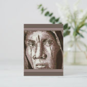 Indische tekening 2004 briefkaart (Staand voorkant)