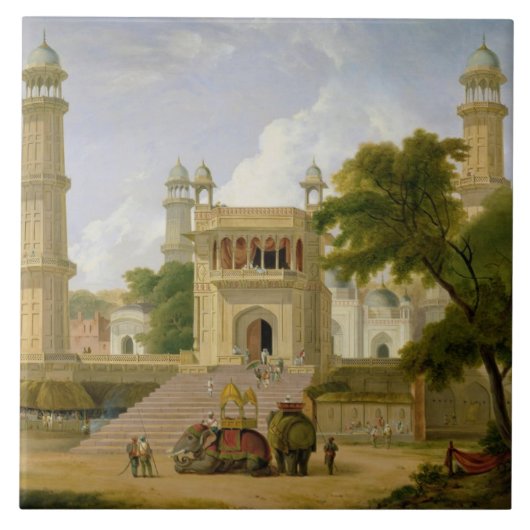 Indische tempel, naar verluidt de moskee van Abo-u Tegeltje (Voorkant)