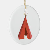 Indische theepee keramisch ornament (Rechts)