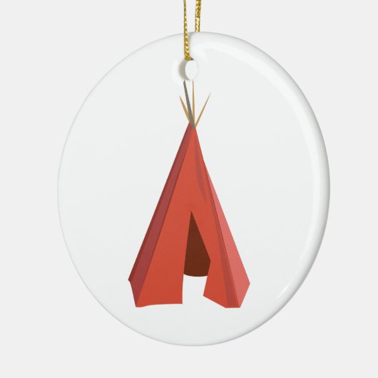 Indische theepee keramisch ornament (Links)