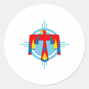 Indische Thunderbird Ronde Sticker