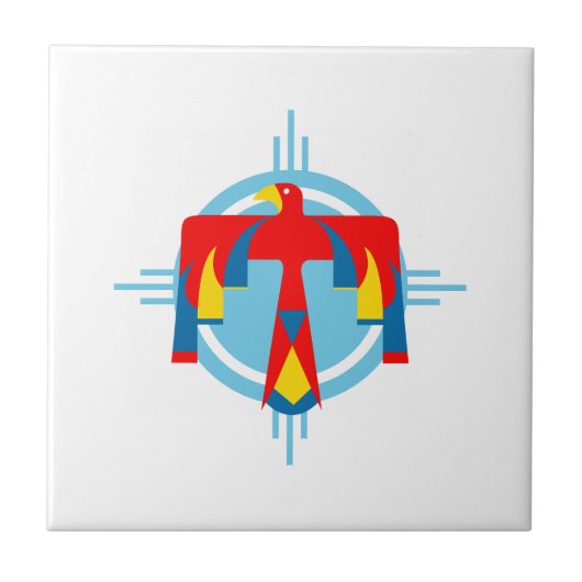 Indische Thunderbird Tegeltje (Voorkant)