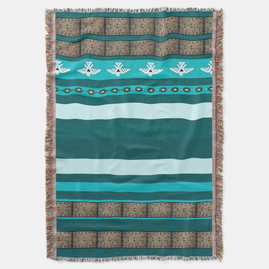 Indische Thunderbird Throw Blanket Deken (Voorkant Verticaal)