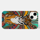 Indische tijger Case-Mate iPhone case (Achterkant (horizontaal))