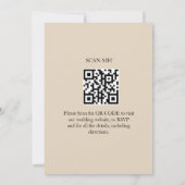 Indische traditionele huwelijksuitnodiging kaart (Achterkant)