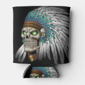 Indische tribale orthodoxe schedelbuis blikjeskoeler (Voorkant)