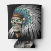 Indische tribale orthodoxe schedelbuis blikjeskoeler (Achterkant)