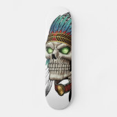 Indische tribale orthodoxe schedelbuis skateboard (Voorkant)