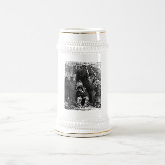Indische Tribe Stein Bierpul (Center)