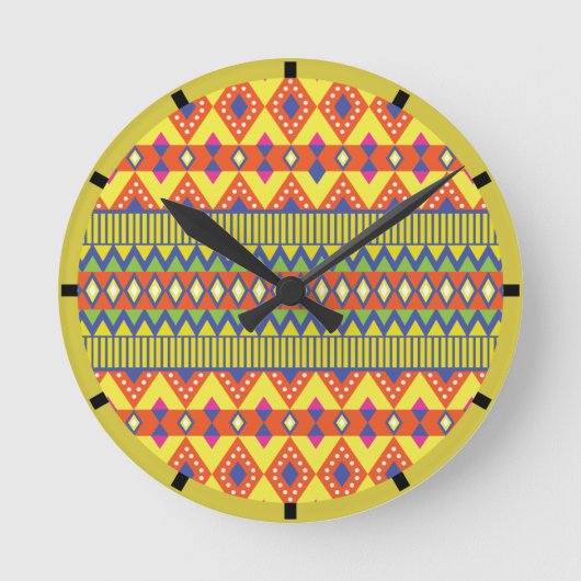Indische trilling ronde klok (Voorkant)