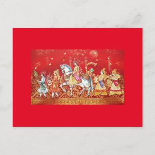 Indische trouwkaart briefkaart