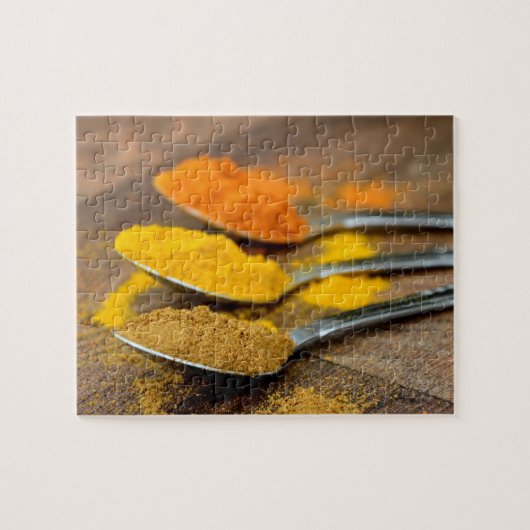 Indische Tsjetsjeense keukenkokerijspecerijen op s Legpuzzel (Horizontaal)