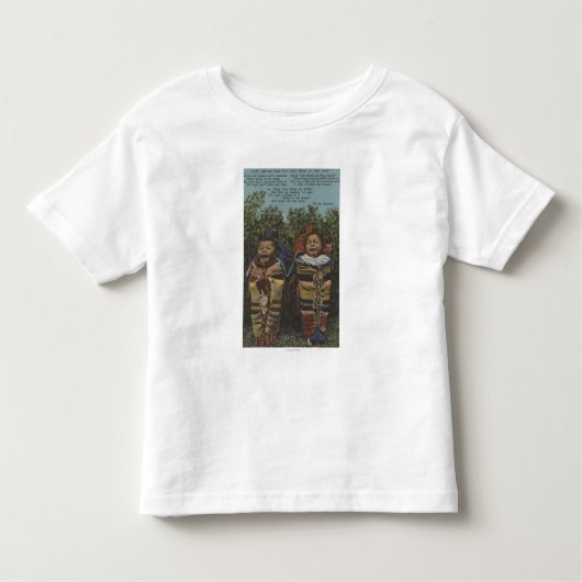 Indische tweelingen in papiermachines en "Gewoon � Kinder Shirts (Voorkant)