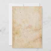 Indische uitnodiging, kies je kleur! kaart (Achterkant)