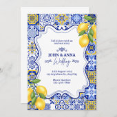 Indische uitnodiging voor een bruiloft (Voorkant / Achterkant)