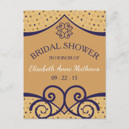 Indische uitnodiging voor een fijne bridal briefkaart