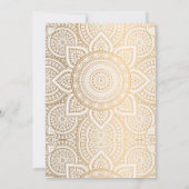 Indische uitnodiging voor het vieren van de olifan (Achterkant)