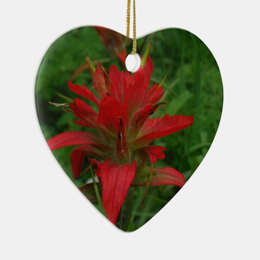 Indische verfborstel keramisch ornament (Rechts)