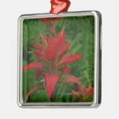 Indische verfborstel metalen ornament (Links)