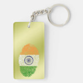 Indische vingerafdrukvlag sleutelhanger (achterkant)