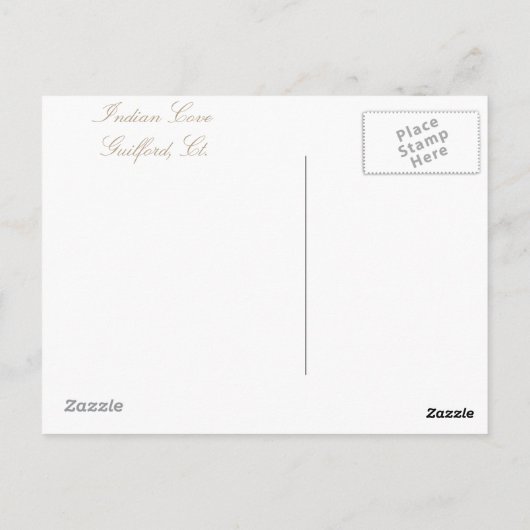 Indische Vintage Briefkaart (Achterkant)