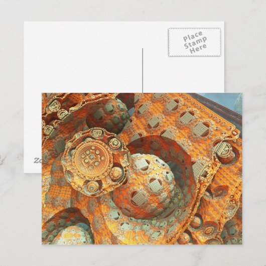 Indische visie briefkaart (Voorkant / Achterkant)