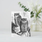 Indische Vist Vintage houtengravering Briefkaart (Staand voorkant)