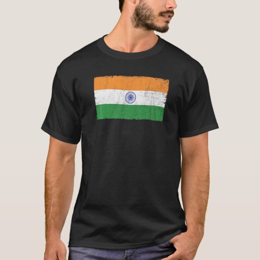 Indische vlag 9 t-shirt (Voorkant)