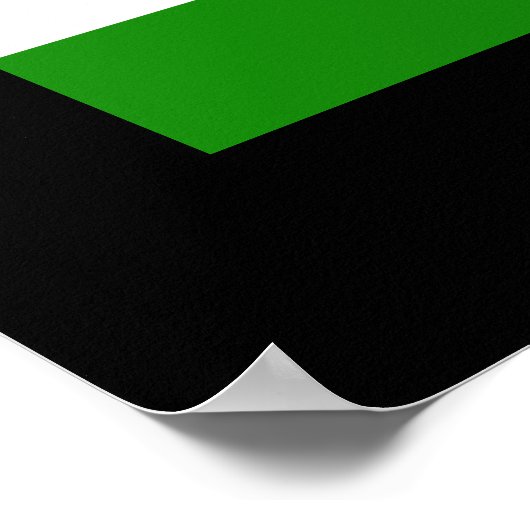 Indische vlag Aangepast Poster (Hoek)