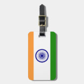 Indische vlag - Afbeelding van hoge kwaliteit Bagagelabel (Voorkant verticaal)