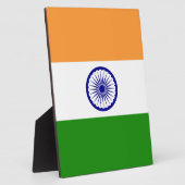 Indische vlag - Afbeelding van hoge kwaliteit Fotoplaat (Zijkant)